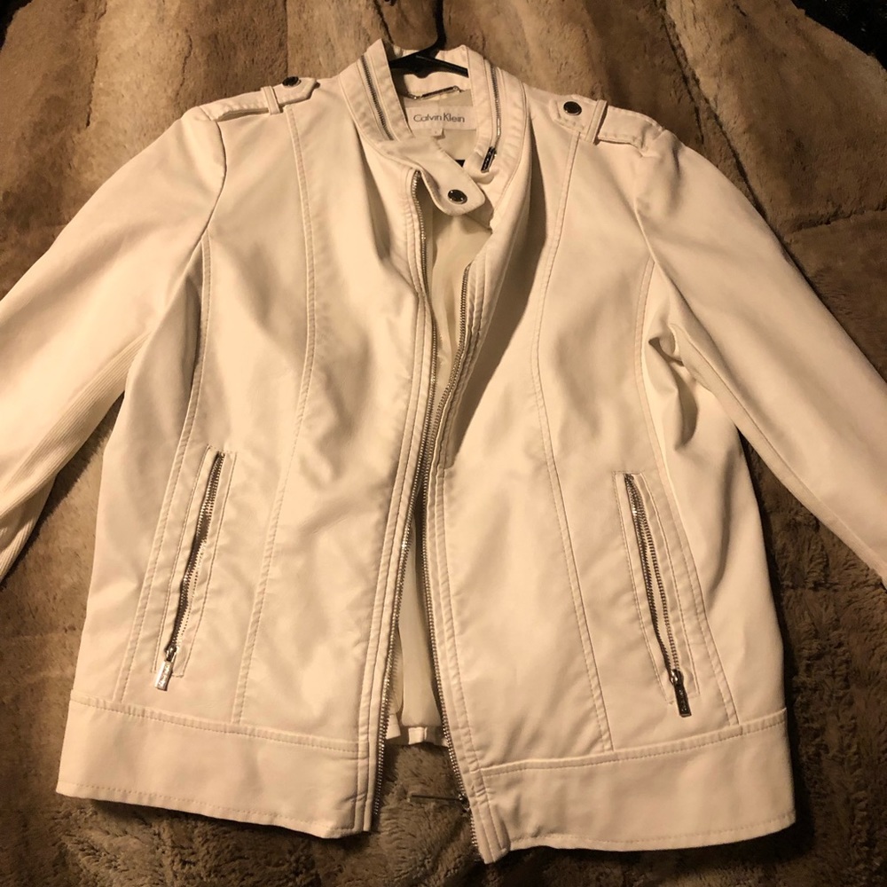 Calvin Klein leather jacket